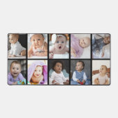 10 Foto Collage Custom Gift Schreibtischunterlage (Vorderseite)