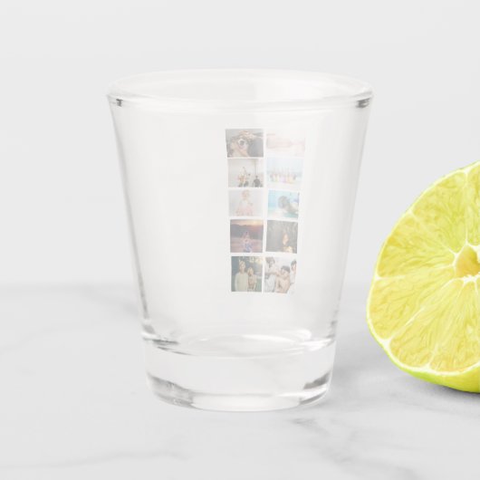 10 Foto-Collage Schnapsglas (Rückseite)