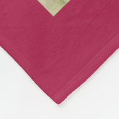 10 Foto Einfache Moderne Minimal Maroon Chic Name Fleecedecke (Ecke)