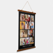 10 Foto Einfache Moderne Minimal Schwarz Stilname Wandteppich Mit Holzrahmen (Gewinkelt)