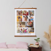 10 Foto Einfache Moderne Minimal Schwarz Stilname Wandteppich Mit Holzrahmen (Schlafzimmer)