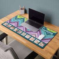 10 Foto Farbiges ZigZag Personalisiert