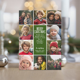 10 Foto Grenze - Frohe Weihnachten Retro Linie Art