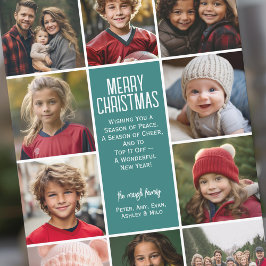 10 Foto Grenze - Frohe Weihnachten Retro Linie Art