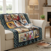 10 Foto Modern Geometric Stylish Name Fleecedecke