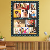 10 Foto Modern Geometric Stylish Name Leinwanddruck (Insitu (Wohnzimmer))