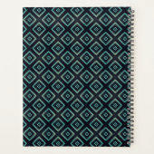 10 Foto Modern Geometric Stylish Name Planer (Rückseite)