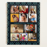 10 Foto Modern Geometric Stylish Name Planer<br><div class="desc">10 Foto Modern Geometric Stylish Name Planners bietet Ihnen zehn Ihrer Lieblingsbilder für ein einfaches und schnelles Hinzufügen Ihrer eigenen Foto-Collage. Personalisieren Sie mit Ihrem Namen und umgeben von einem geometrischen Muster. Es ist ein perfektes Geschenk für Weihnachten, Geburtstage, Muttertag, Vatertag, Schwestern, beste Freunde und vieles mehr. Entworfen von ©...</div>