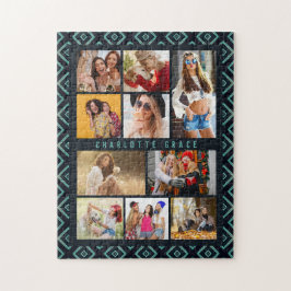 10 Foto Modern Geometric Stylish Name Puzzle