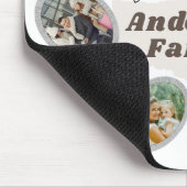 10 Foto Moderne Elegante Collage Familie Liebe Mousepad (Ecke)