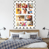 10 Foto Moderne Groovy Daisy Blume Stilvolle Bezei Leinwanddruck (Insitu (Schlafzimmer))