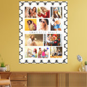 10 Foto Moderne Groovy Daisy Blume Stilvolle Bezei Leinwanddruck (Insitu (Wohnzimmer))