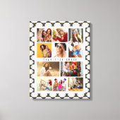 10 Foto Moderne Groovy Daisy Blume Stilvolle Bezei Leinwanddruck (Vorderseite)