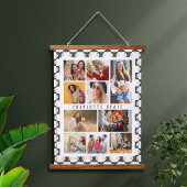 10 Foto Moderne Groovy Daisy Blume Stilvolle Bezei Wandteppich Mit Holzrahmen