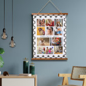 10 Foto Moderne Groovy Daisy Blume Stilvolle Bezei Wandteppich Mit Holzrahmen