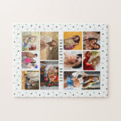 10 Foto Moderne grüne romantische Liebe trägt den  Puzzle (Horizontal)