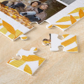 10 Foto Moderne stilvolle Aquarellfarben Blätter N Puzzle (Seite)