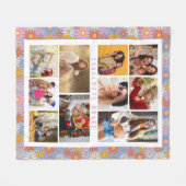 10 Foto Moderne Trendy Hippie Floral Stilvoller Na Fleecedecke (Vorderseite (Horizontal))