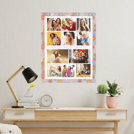 10 Foto Moderne Trendy Hippie Floral Stilvoller Na Leinwanddruck