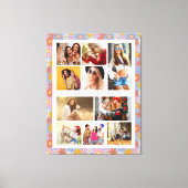 10 Foto Moderne Trendy Hippie Floral Stilvoller Na Leinwanddruck (Vorderseite)