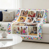 10 Foto Moderne Wasserfarbe Abstrakt Name Fleecedecke