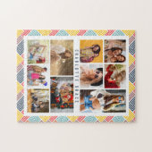 10 Foto Moderner farbiger Abstrakter geometrischer Puzzle (Horizontal)