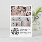 10 Foto Mommy zu Weihnachten Schwangerschaft (Stehend Vorderseite)