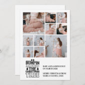 10 Foto Weihnachtsbaum Schwangerschaft Ankündigung (Vorne/Hinten)