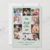 10 FotoCollage Cherish Moment Weihnachten (Vorderseite)