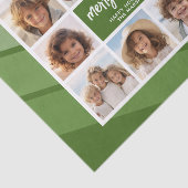 10 FotoCollage - Frohe Weihnachten Retro Streifen Seidenpapier (Ausschnitt)