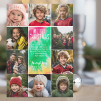 10 FotoCollage - Frohe Weihnachts-Mod-Krawatte Die