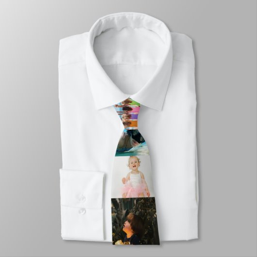 10 FotoCollage Krawatte (Gebunden)