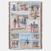 10 FotoCollage Personalisiert Decke (Vorderseite Vertikal)