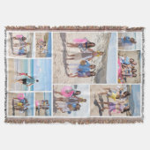 10 FotoCollage Personalisiert Decke (Vorderseite)