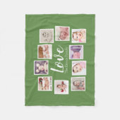 10 FotoCollage Personalisiert Fleecedecke (Vorderseite)