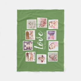 10 FotoCollage Personalisiert Fleecedecke