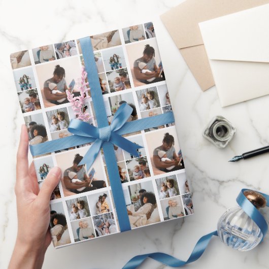 10 FotoCollage Personalisiert Geschenkpapier (Schenken)