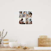 10 FotoCollage Personalisiert Poster (Küche)