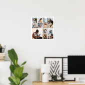 10 FotoCollage Personalisiert Poster (Heimbüro)