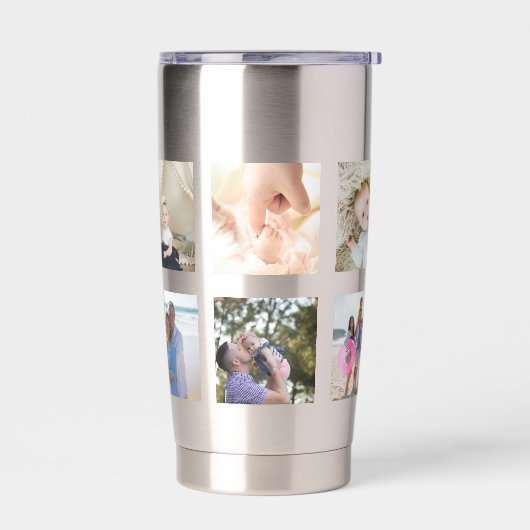 10 FotoCollage Personalisiert Thermobecher (Links)