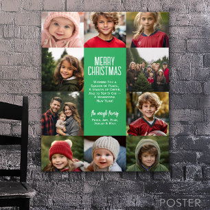 10 Fotomaterial Border - Eingabe in Center Merry Poster