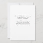 10 Fotos Abschluss Baby to Grad Jahr Ankündigung (Rückseite)