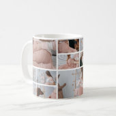 10 Fotos aus meiner glücklichen Schwangerschaftsze Kaffeetasse (Vorderseite Links)