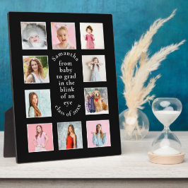 10 Fotos Graduate Black Baby to Grad Name Jahr Gra Fotoplatte