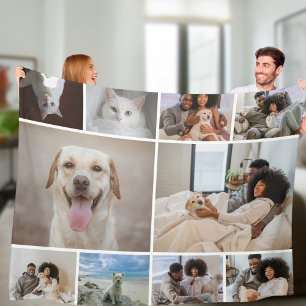 10 Fotosammlerfamilie Personalisiert Fleecedecke