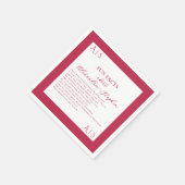 10 Fun Fakten Neuigkeiten Couple Modern Viva Magen Serviette (Ecke)