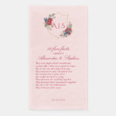 10 Fun Fakten Neuigkeiten Couple Wappen Moderne Ma Serviette (Vorderseite)