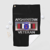 10. Gebirgsabteilung Afghanistan Veteran Golfhandtuch (Insitu)