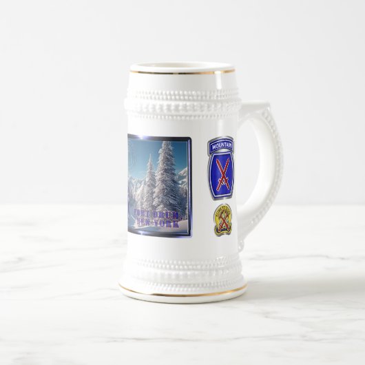 10. Gebirgsabteilung " Bierglas (VorderseiteRechts)