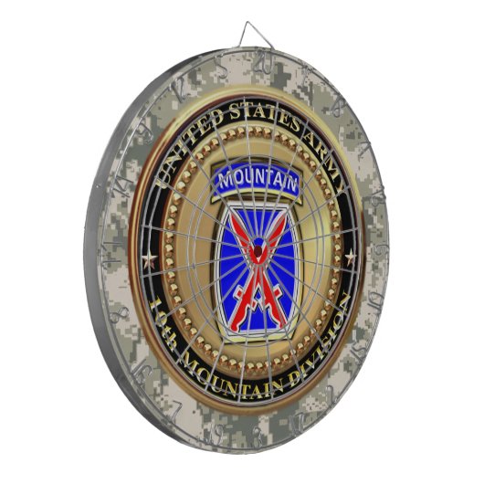 10. Gebirgsabteilung Dartscheibe (Vorderseite Links)